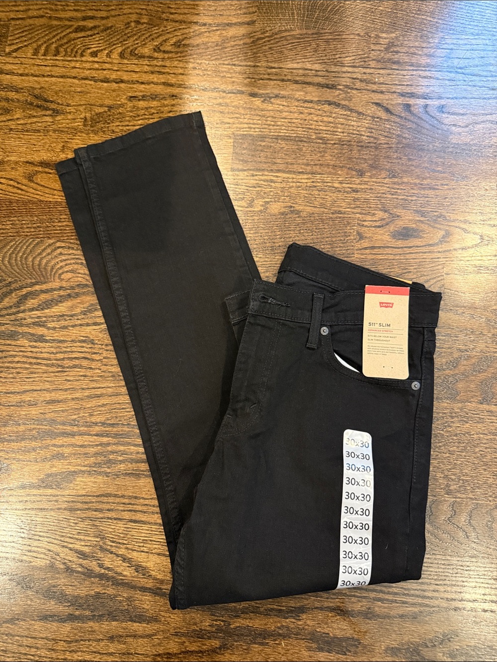 Levi's 511 30x30 Slim Black Men's Jeans